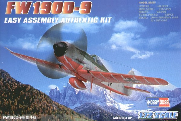 80228 Самолет FW 190D-9 Hobby Boss