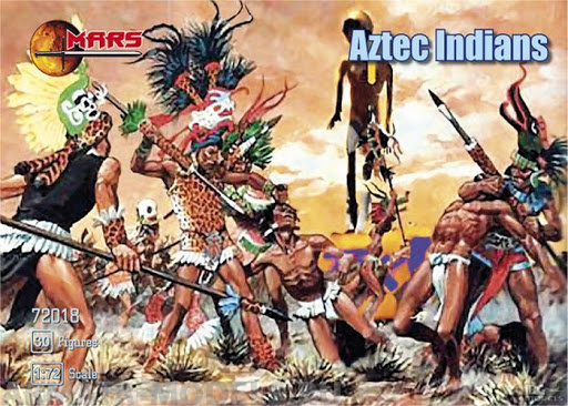 72018MR Фигуры Aztec Warriors 1/72 Mars Mars