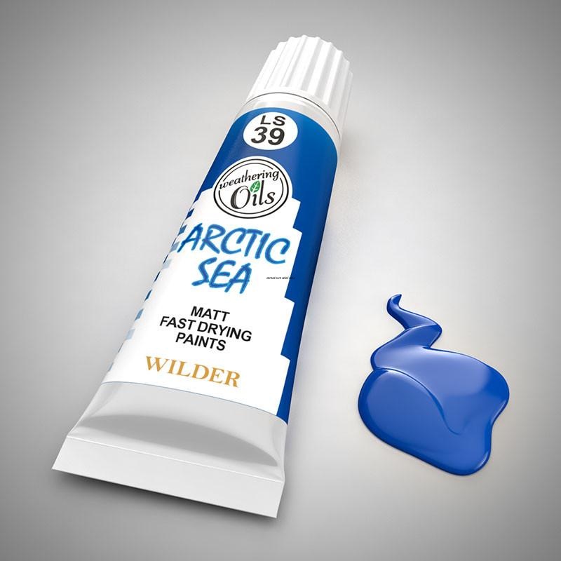 LS-39 Краски специальные быстросохнущие, на основе льняного масла. 20 мл цвет море арктики