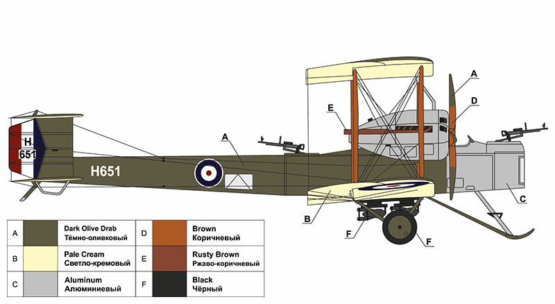 72034 Тяжелый бомбардировщик Вими ARK model