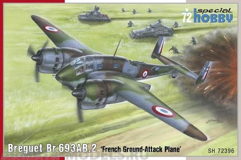 SH72396 Самолёт Breguet Br.693AB.2  French Attack-Bomber Special Hobby