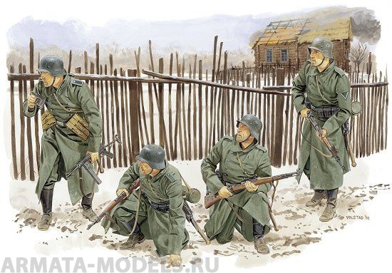 Набор фигурок 6190Д Солдаты Frozen Battleground Dragon