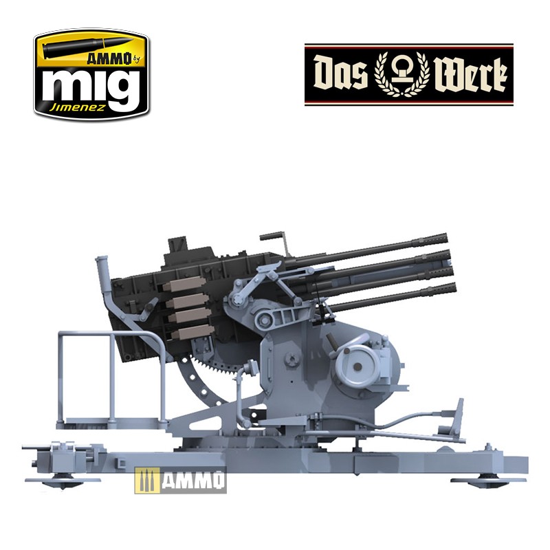 DW35005 Сборная модель 2cm Salvenmaschinenkanone - SMK Typ 2 Das Werk
