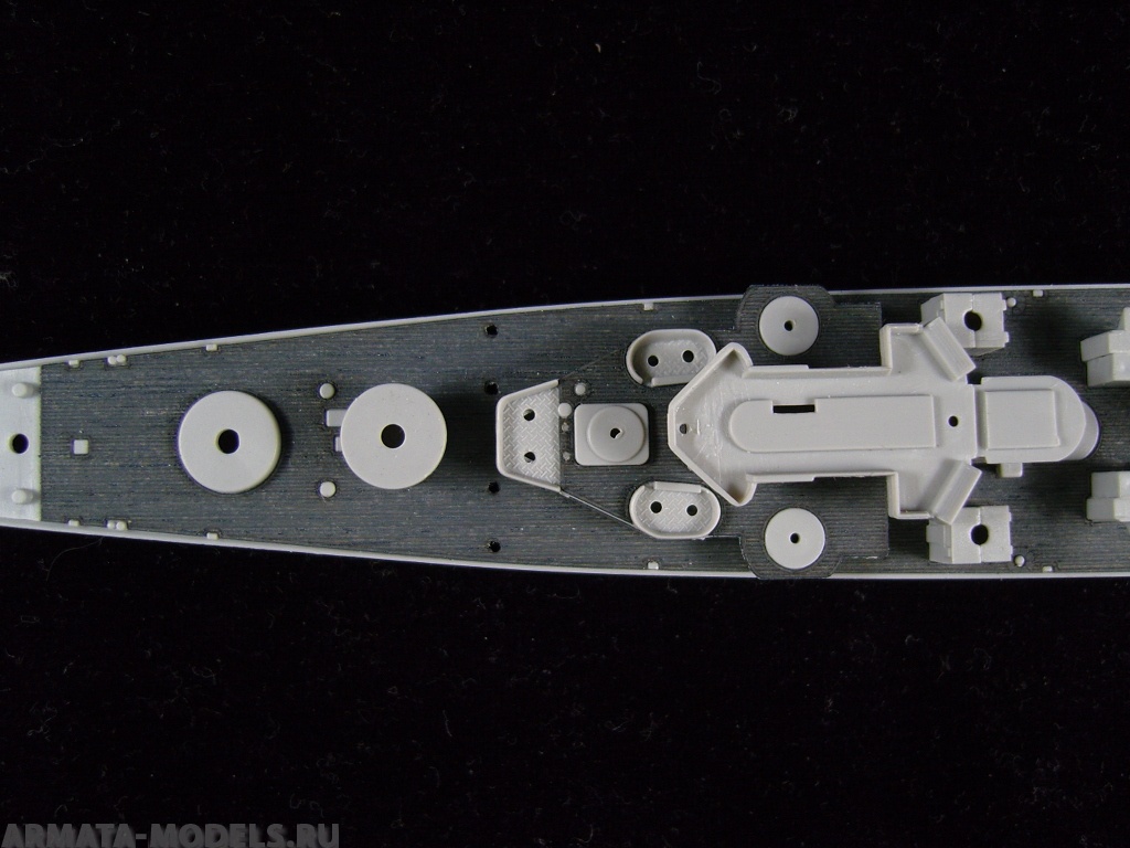 AW20069A Деревянная палуба для U.S.S Pittsburgh CA-72