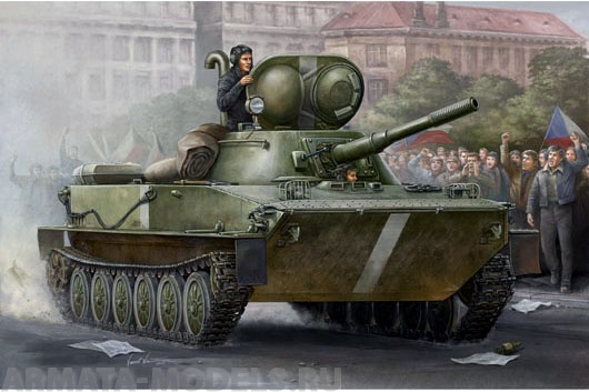 00379 Танк  ПТ-76 мод. 1951 г. Trumpeter