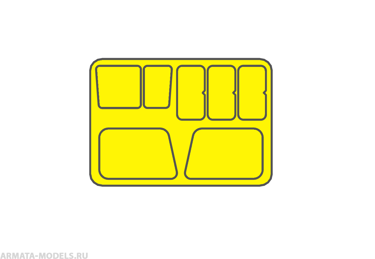 AM72106 Маска окрасочная для Тополь Звезда