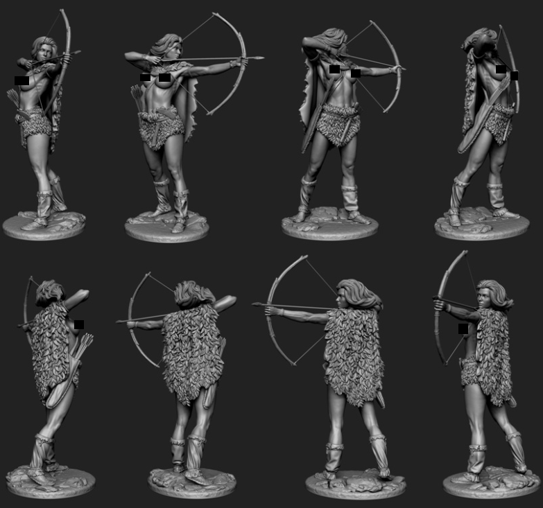 CHM-120.007. Миры Фэнтези: Венера Палеолита. 120 мм. Материал -смола. Chronos Miniatures