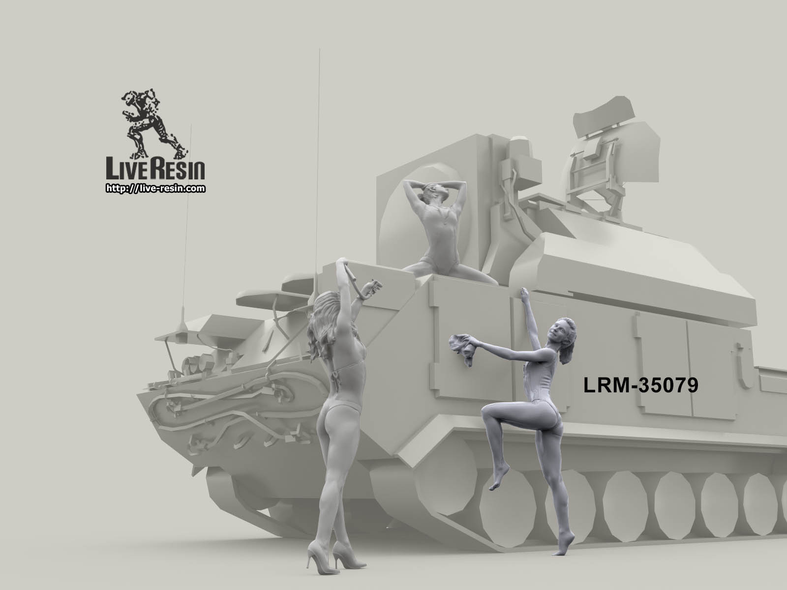 LRM35079 Мойщица техники - Девушка с тряпкой