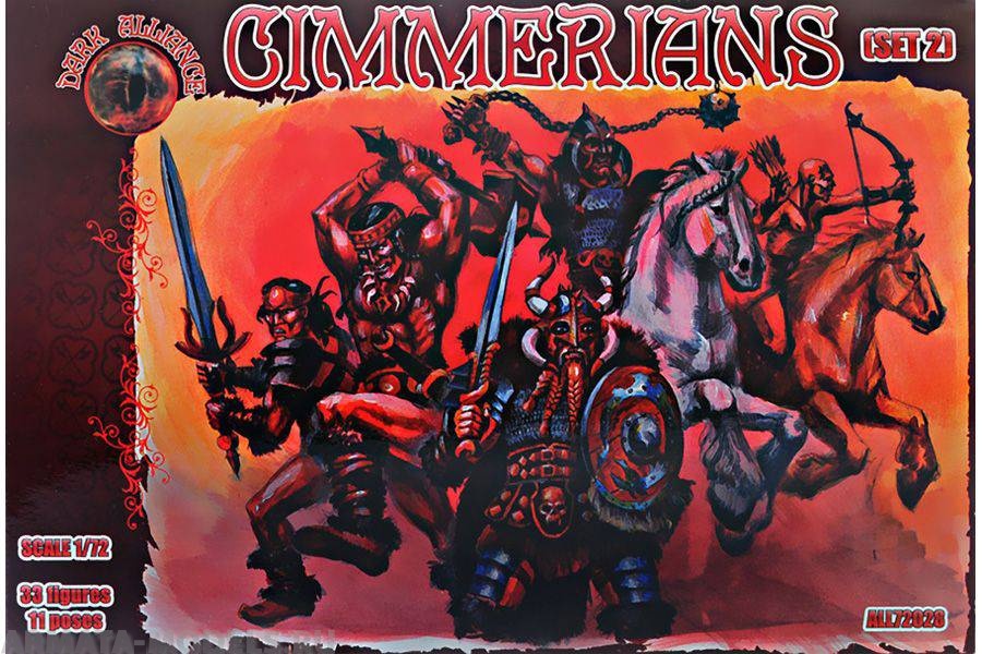 ALL72028 Фигуры Cimmerians set2 1/72 Dark Alliance