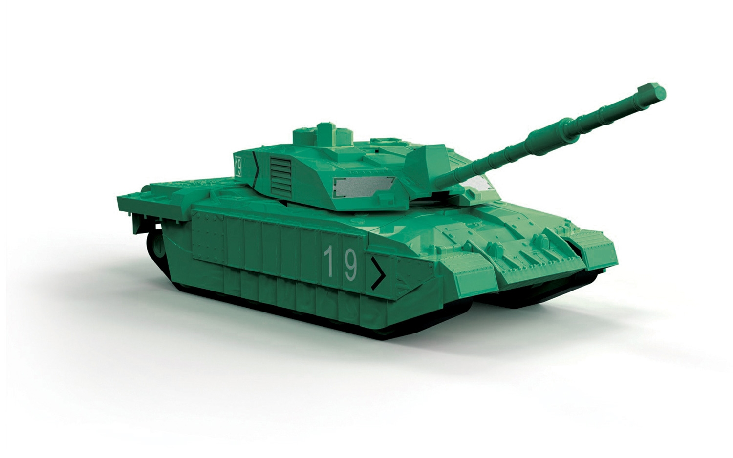 J6022 QUICKBUILD CHALLENGER TANK - Green Airfix