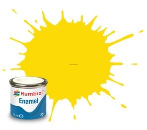 AQ0770 Краска эмалевая No 69 Желтый - Глянцевый Tinlet No 2 (50 ml)