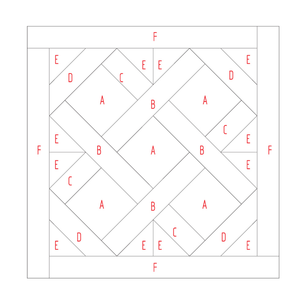 S-137 Паркет наборный Версальский квадрат, размер M