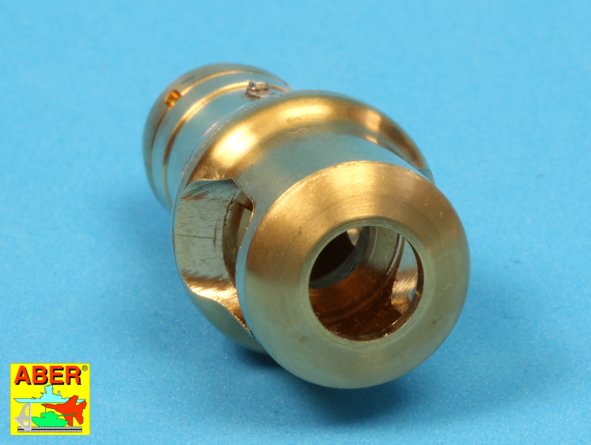 ABR-16-L-09  Дополнения для  Late muzzle brake used on German 8,8cm barrel Tiger I- late and Tiger II (Henschel turret) для Tamiya/Trumpeter 1/16