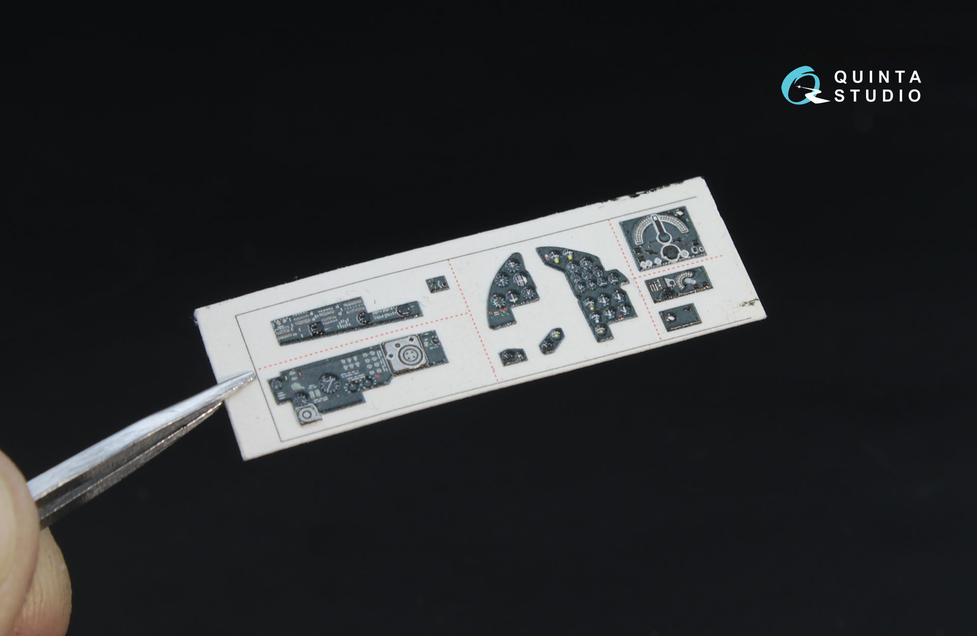 QD72001 3D Декаль интерьера кабины Пе-2 (для модели Звезда 7283)