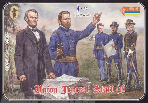72046ST Фигуры Union General Staff (re-issue) Strelets