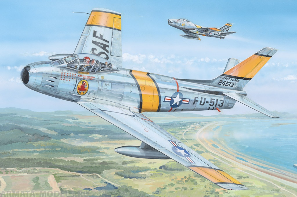 81808  Самолет F-86 Sabre Hobby Boss