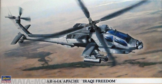 09772 Вертолет AH-64A IRAQI FREEDOM Hasegawa