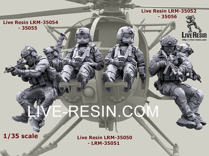 LRM35056 Экипаж вертолета MH-6 Little Bird (Kitty Hawk), Боец штурмовой группы 5