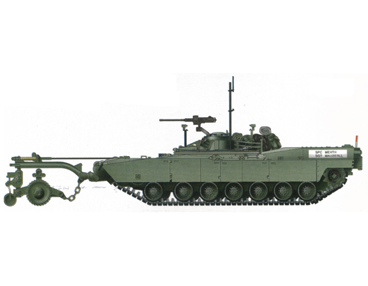 07280P M1 Panther II Mine clearing Tank Trumpeter