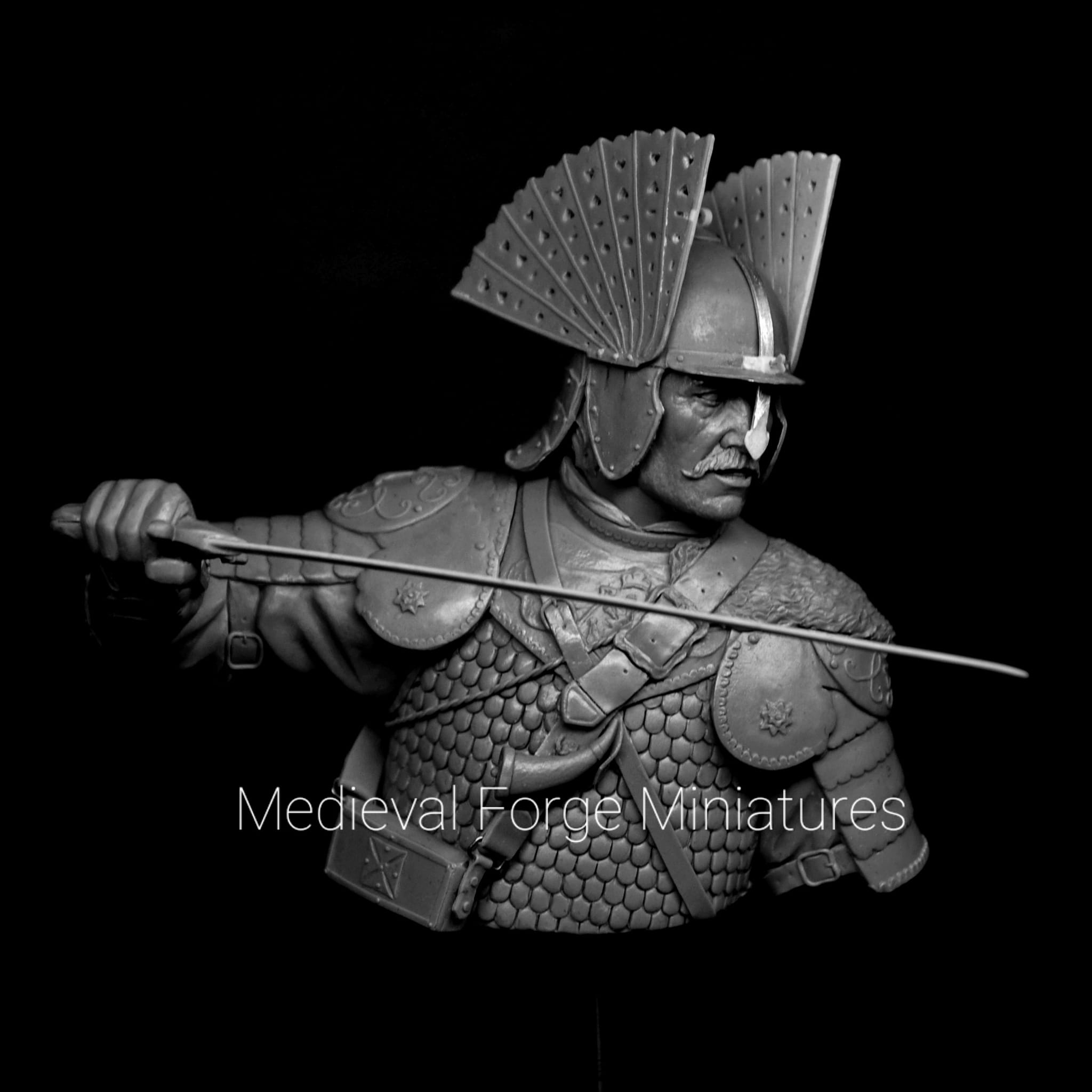 A-035 Фигура Польский крылатый гусар Medieval Forge Miniatures