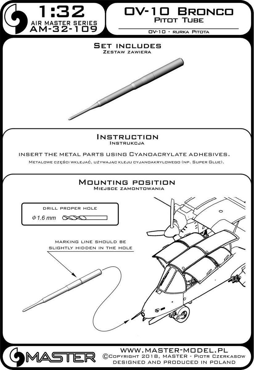 AM-32-109 OV-10 Bronco - трубка Пито