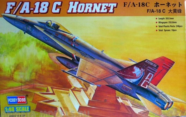 80321 Самолет F-18C HORNET Hobby Boss