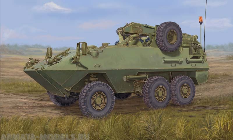 01506 Бронетранспортер  Canadian Husky 6x6 APC (Improved Version)  Trumpeter