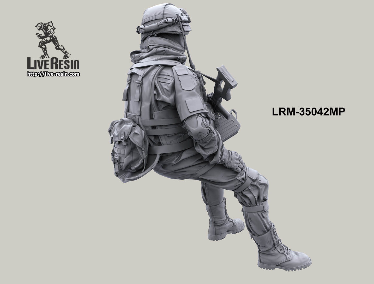 LRM35042MP Боец военной полиции РФ -4 Live Resin