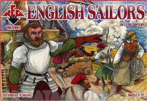 RB72081 Фигуры English Sailors 16-17 century  Red Box