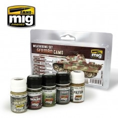 AMIG7443 Ammo Mig Набор для создания реалистичных эффектов GERMAN CAMO WEATHERING SET