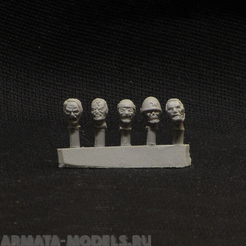 z-heads-01 zombie heads (5 pcs) BROTHER VINNI's