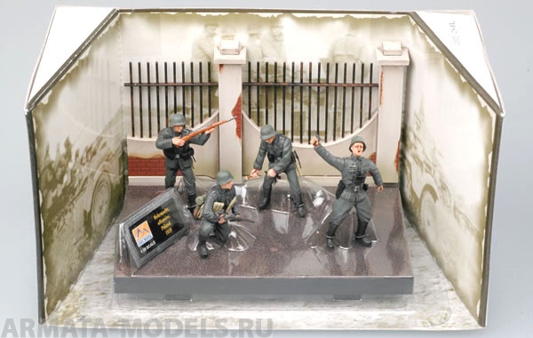 Набор фигурок 33601EM Солдаты немецкие, Польша 1939г. Easy Model