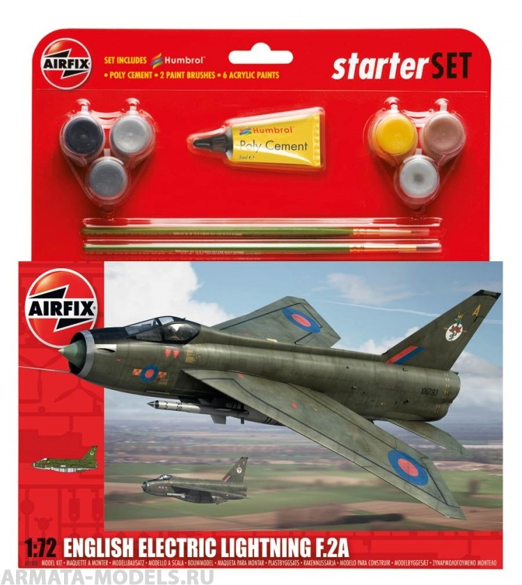 A55305  САМОЛЕТ E E LIGHTNING F2A Airfix