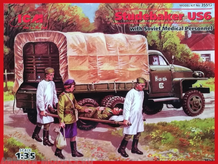 35513 Studebaker US6 с мед.персоналом ICM