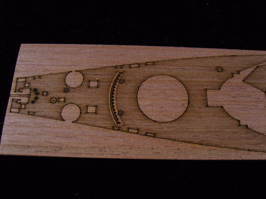 AW20071 Деревянная палуба для US Battleship BB-63 Missouri 1991