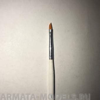 3631 Кисть из синтетического волоса, ретушная № 1