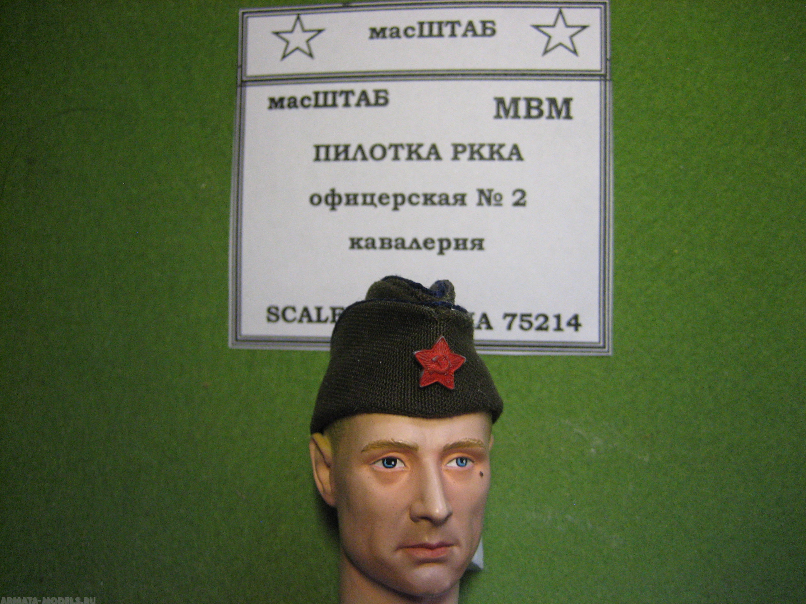 75214 Пилотка офицера РККА кавалерия № 2