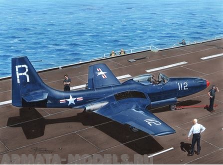 SH72332 Самолёт FH-1 Phantom First US NAVY Jet Fighter Special Hobby