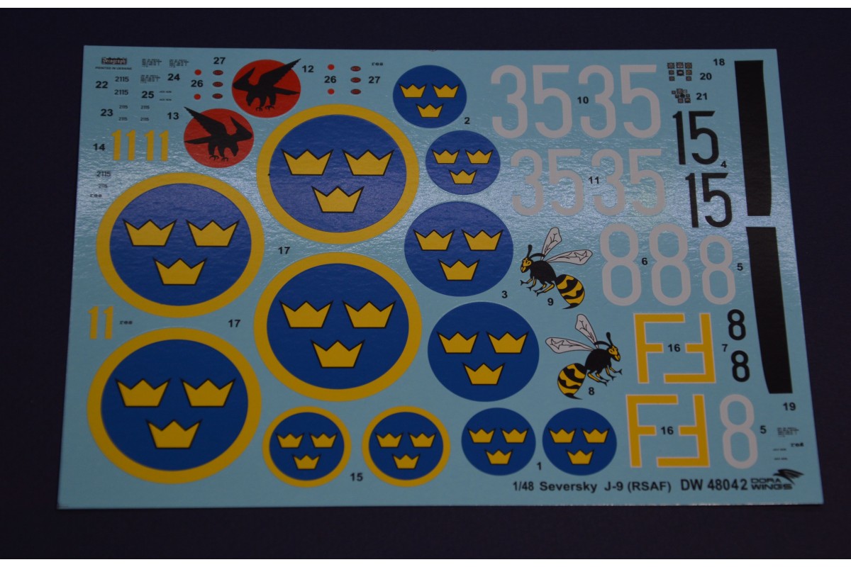 DW48042 Seversky J9 (RSAF) Dora Wings