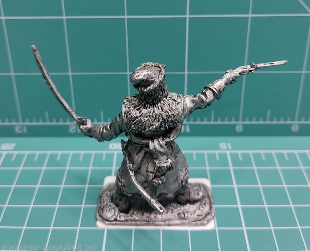 4161ТБ ВИМ, пеший стрелец  - сотник, стреляющий из пистолета Три Богатыря