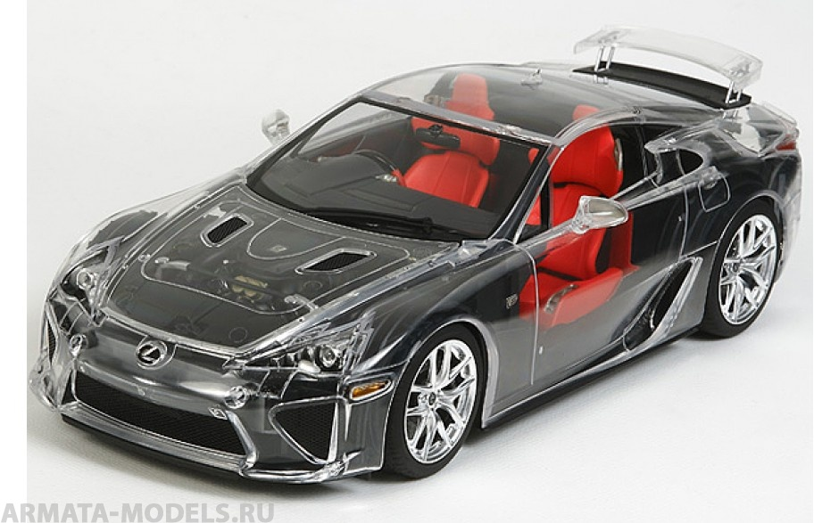 24325 Lexus LFA Full View, с прозрачным  корпусом Tamiya