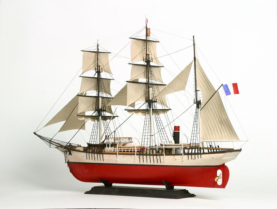 9012 Парусно-винтовой барк Пуркуа-Па Звезда