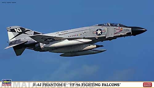 02064 Самолет F-4J PHANTOM II VF-96 FIGHTING FALCONS Hasegawa