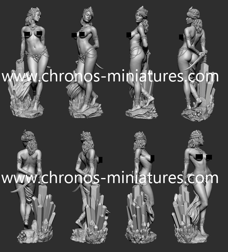 CHM-54299. Миры Фэнтези: Принцесса Марса. Материал - смола. Chronos Miniatures