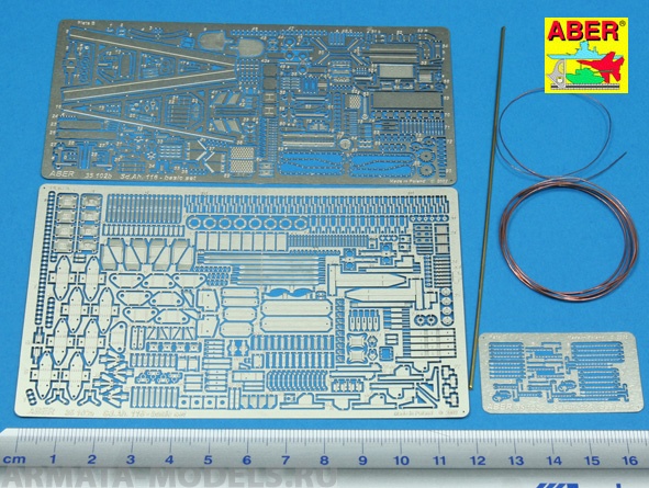 ABR-35-102  Дополнения для  German Tank Transporter Sd.Ah.116 – Vol.1- basic set для Tamiya 1/35
