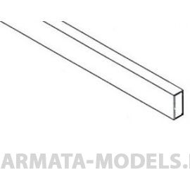 EVG131 Полоска пластиковая 0,75х0,75 мм, 10 шт/уп.