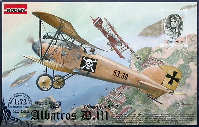 Rod022 Самолет ALBATROS D.III OEFFAG S.53.2 Roden
