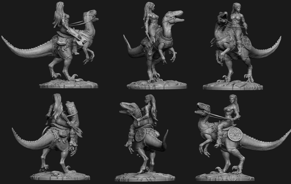 CHM-75027. Миры Фэнтези: Другая реальность. 75 мм. Материал - смола. Chronos Miniatures