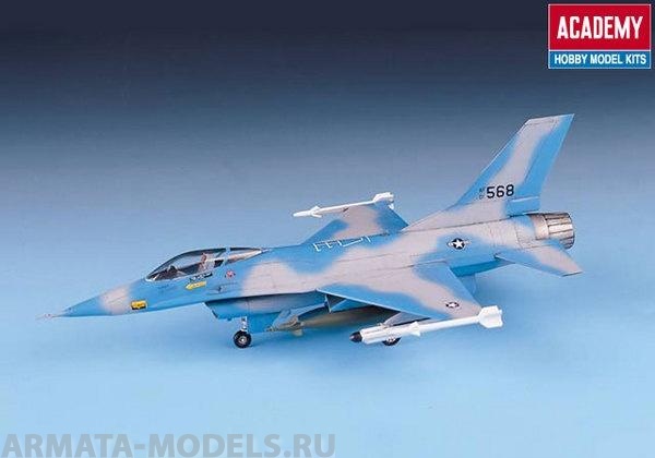 12444  Игрушка  авиация  USAF F-16A  Academy