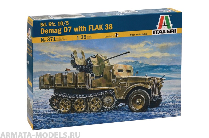 371ИТ Бронемашина Demag D7 Italeri